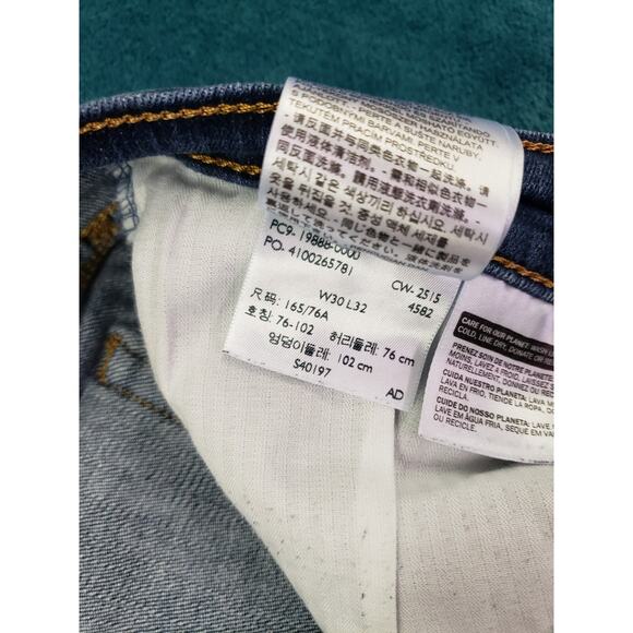 Levis 415 Jeans Size 30 Womens Blue Ladies Denim Stretch Pants Relaxed Bootcut - Picture 5 of 14